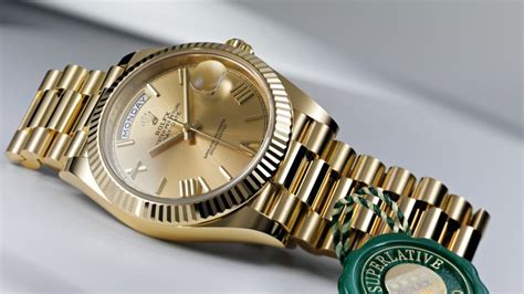 solid gold rolex mens|solid gold Rolex day date.